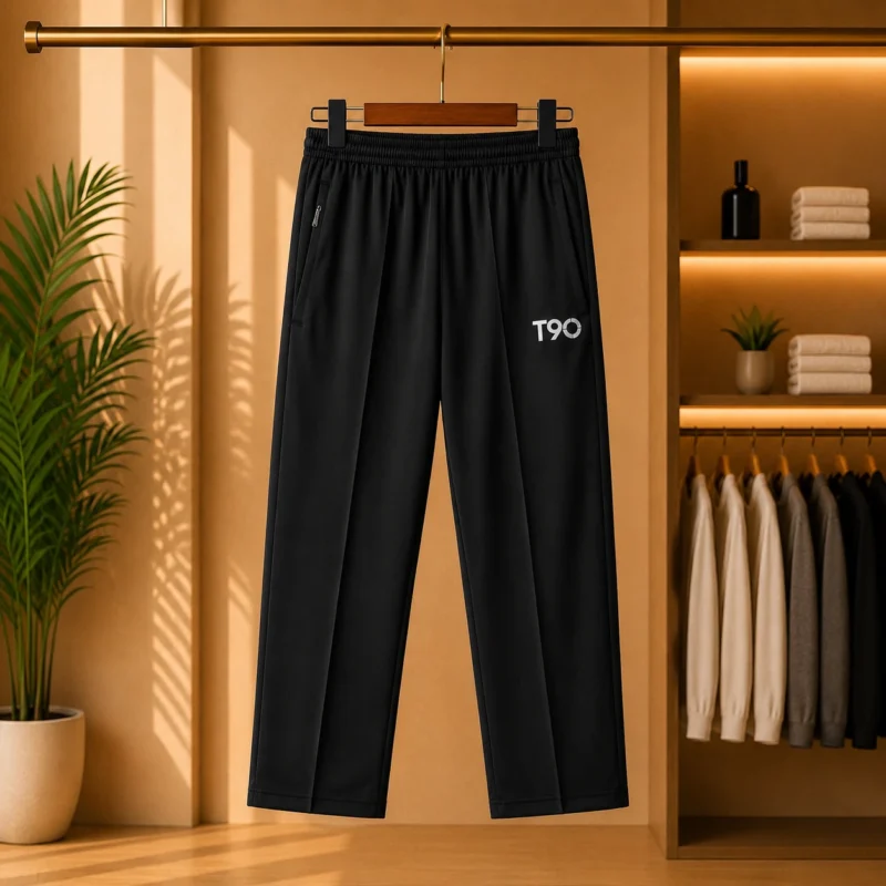 Men’s Black Sports Track Trouser